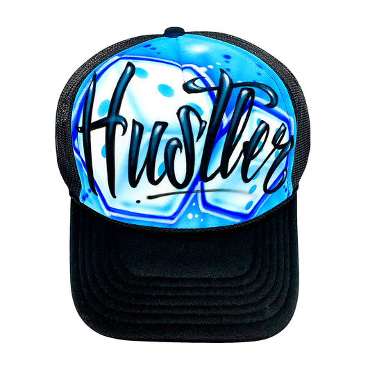 Custom Dice Airbrushed Snapback Trucker Hat